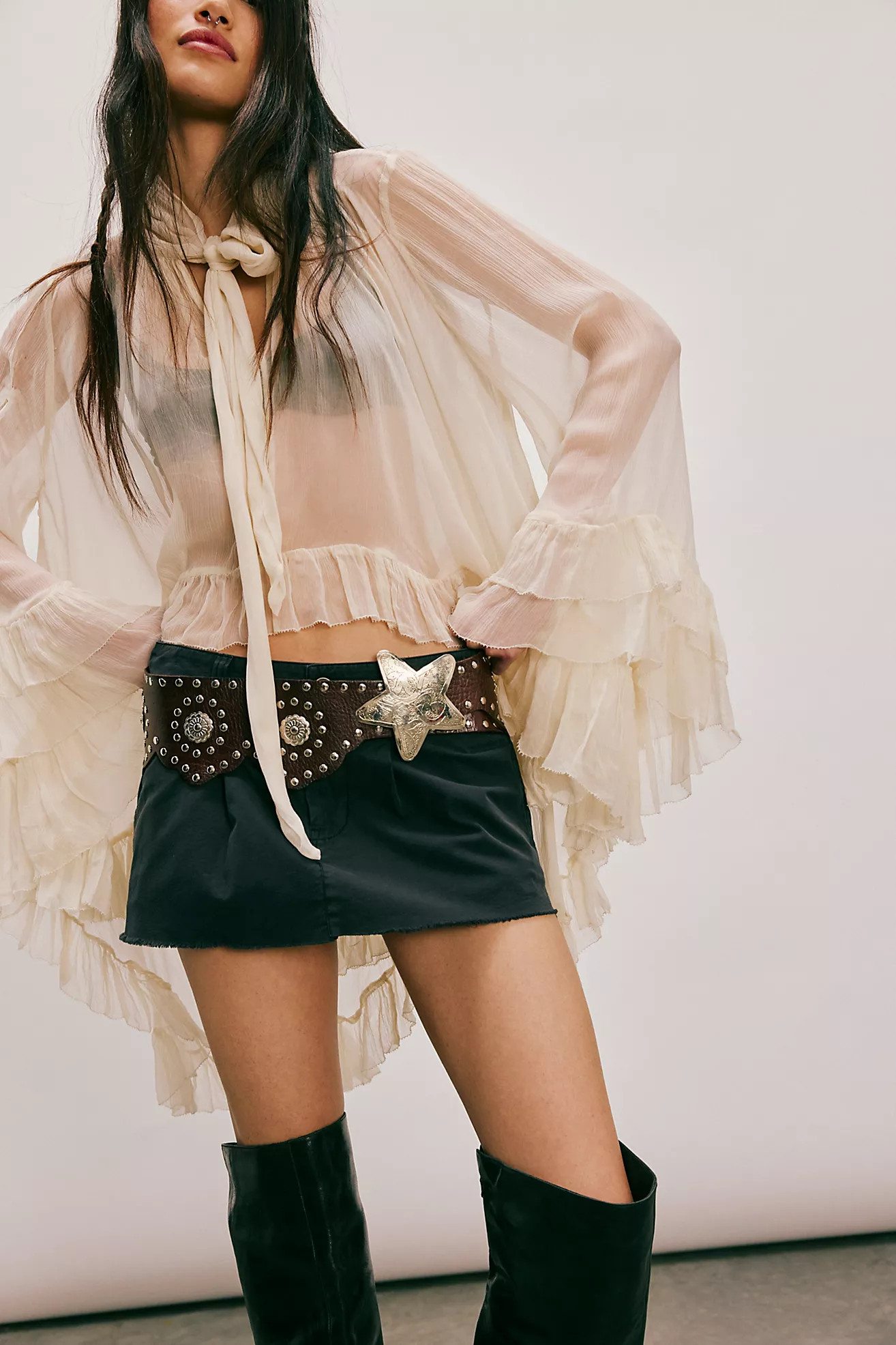 Solar Myth Stud Belt | Free People (Global - UK&FR Excluded)