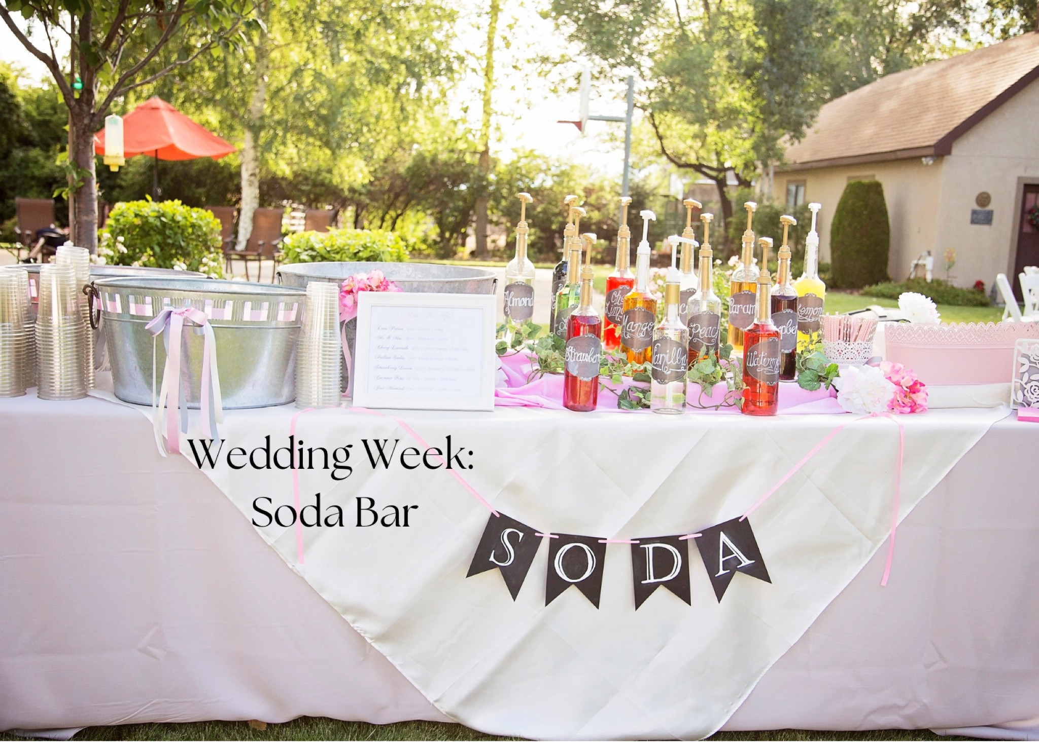 The Soda Bar at our reception was so fun and interactive! I loved that you could make it your own and have as much as you want. 🥤 my caterer made all the food look and taste SO delicious! 😋  #LTKwedding #LTKparties #LTKSummer
