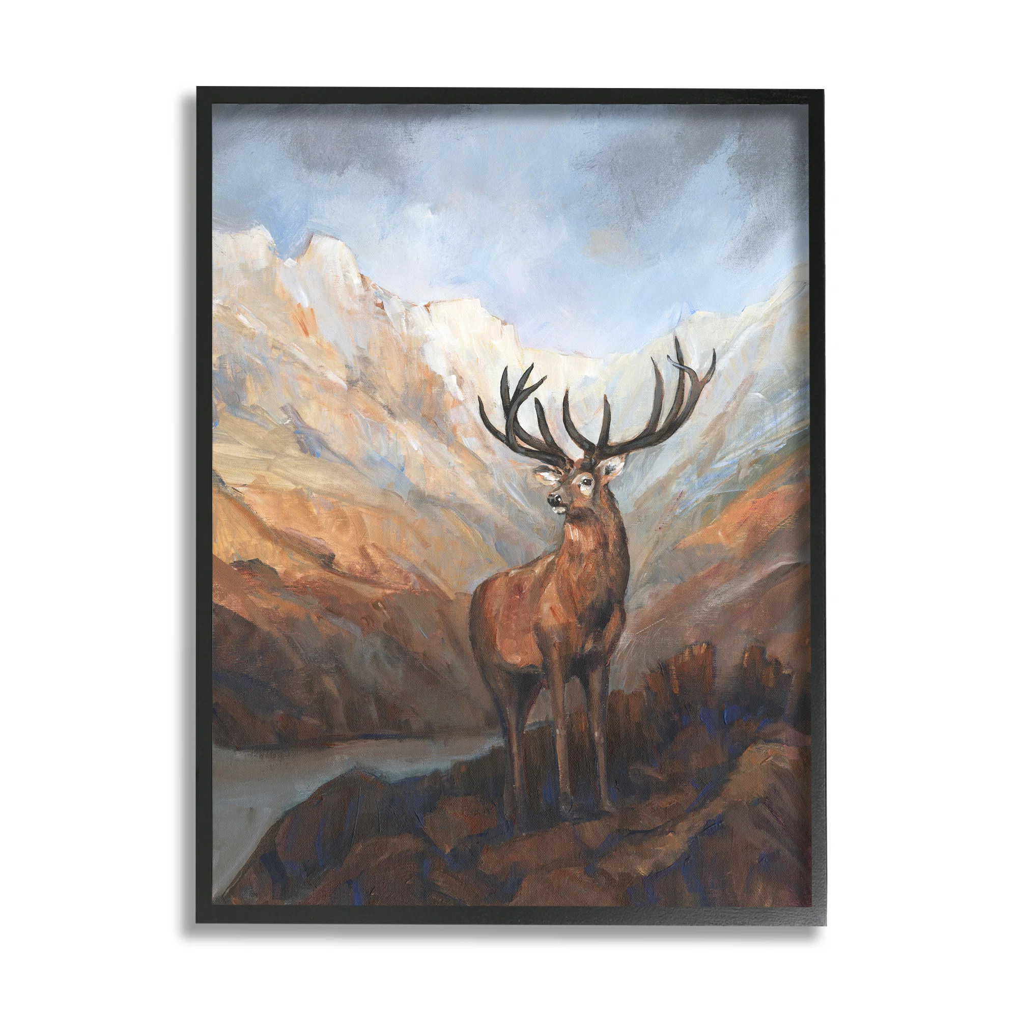 " Wild Deer Breathtaking Mountain View " | Wayfair North America