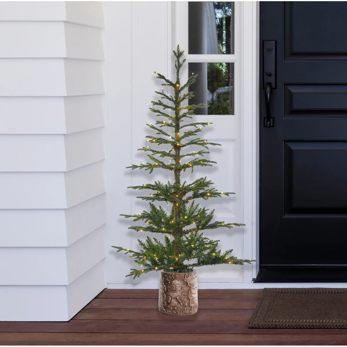 White 5' Pre-Lit Fir Christmas Tree | Wayfair North America