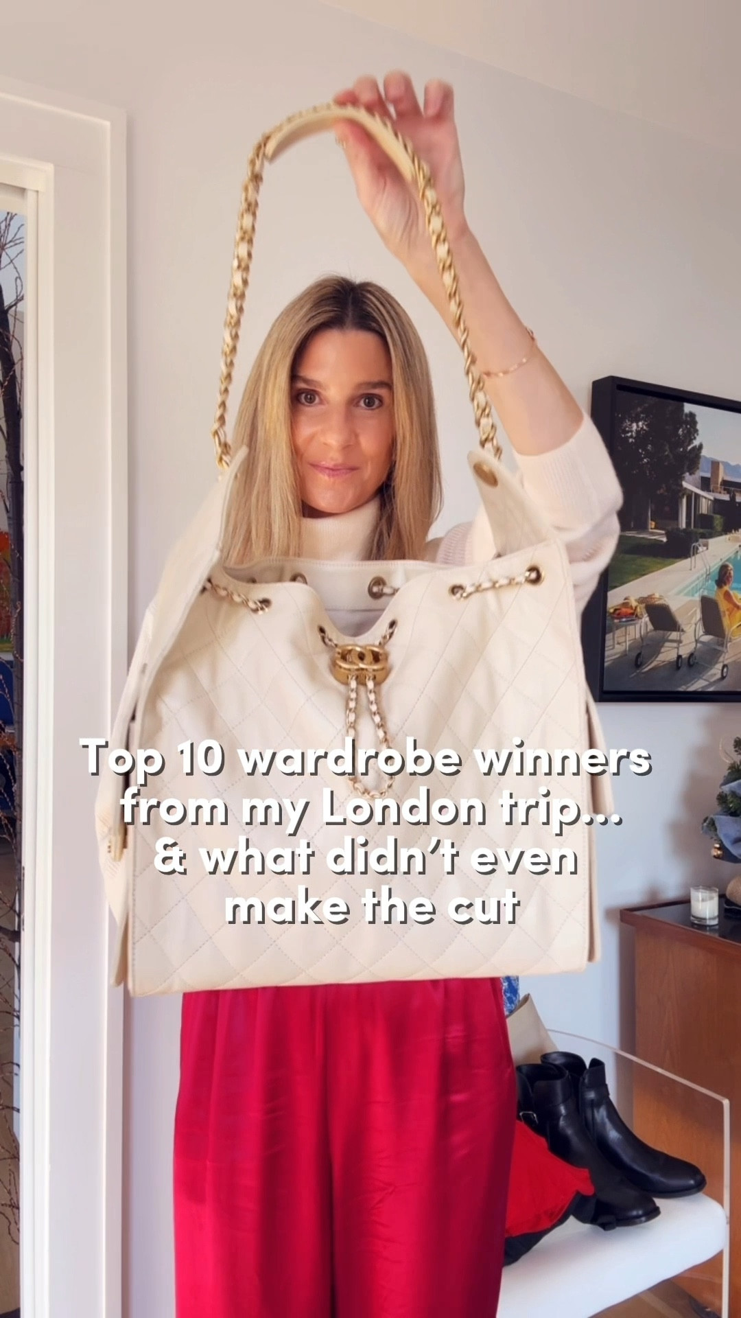 Sad to say, this DeMellier bag and the Chanel 25 didn’t get packed. They are too structured and bulky to pack and I wasn’t going to carry them as my personal item on the plane. The items that were wardrobe winners that aren’t shown in the video are my fave black trousers (I wear sz 6) and the unlined raincoat I bought. 

#LTKTravel #LTKgrwm #LTKFindsUnder100