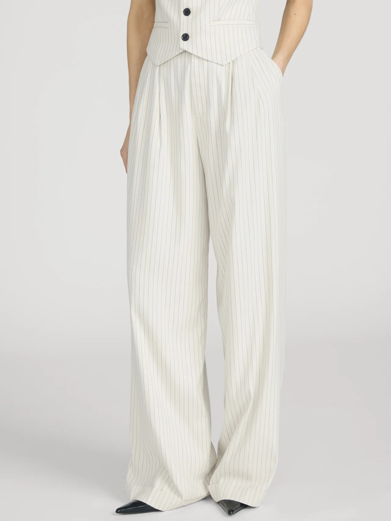 The Avenue Pant -- Cream Multi | Frame Denim