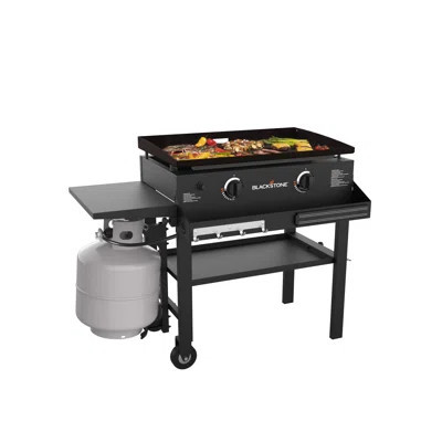 Blackstone 28" Griddle with Front Shelf and Soft Cover | Wayfair North America