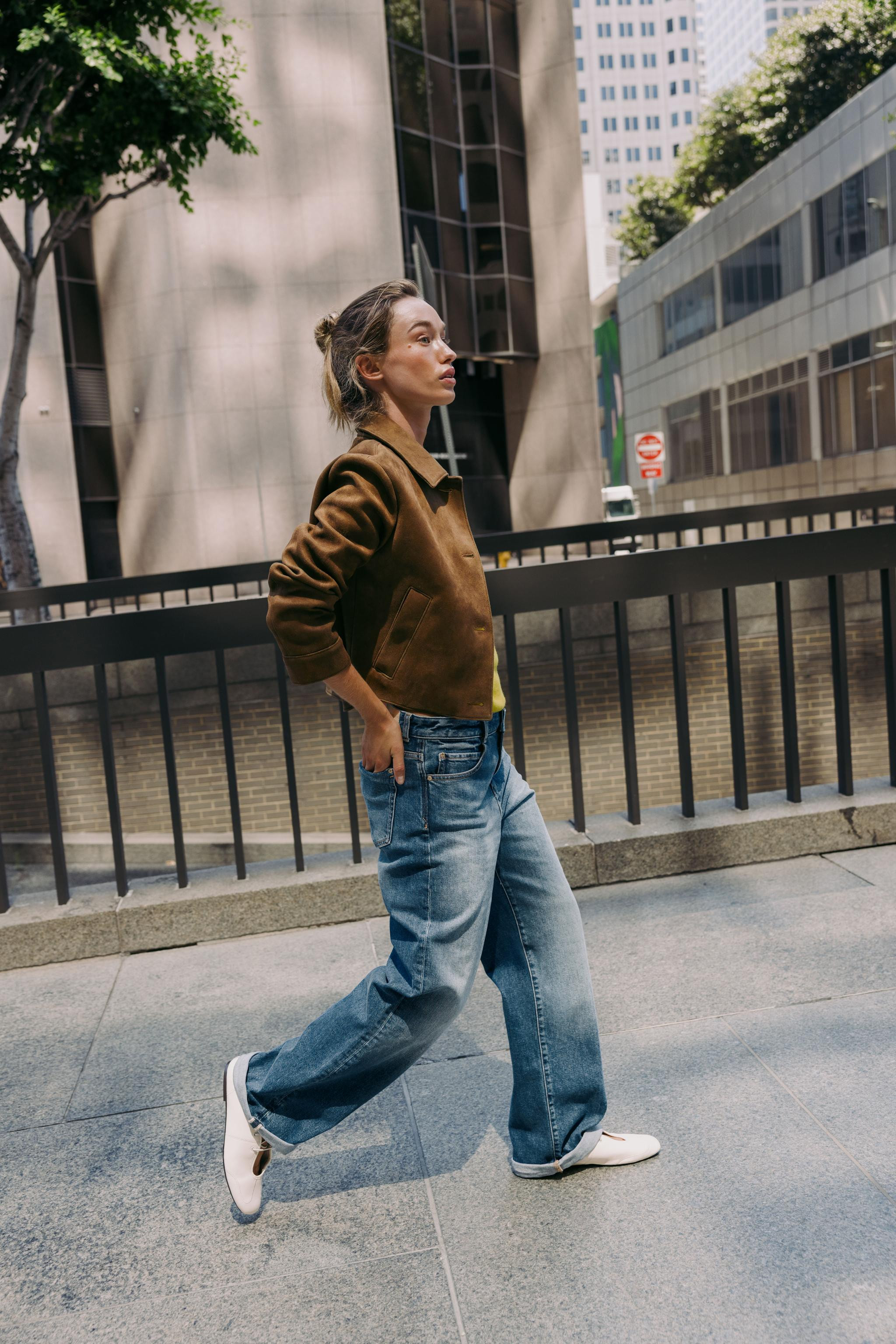 FAUX SUEDE JACKET | Zara US