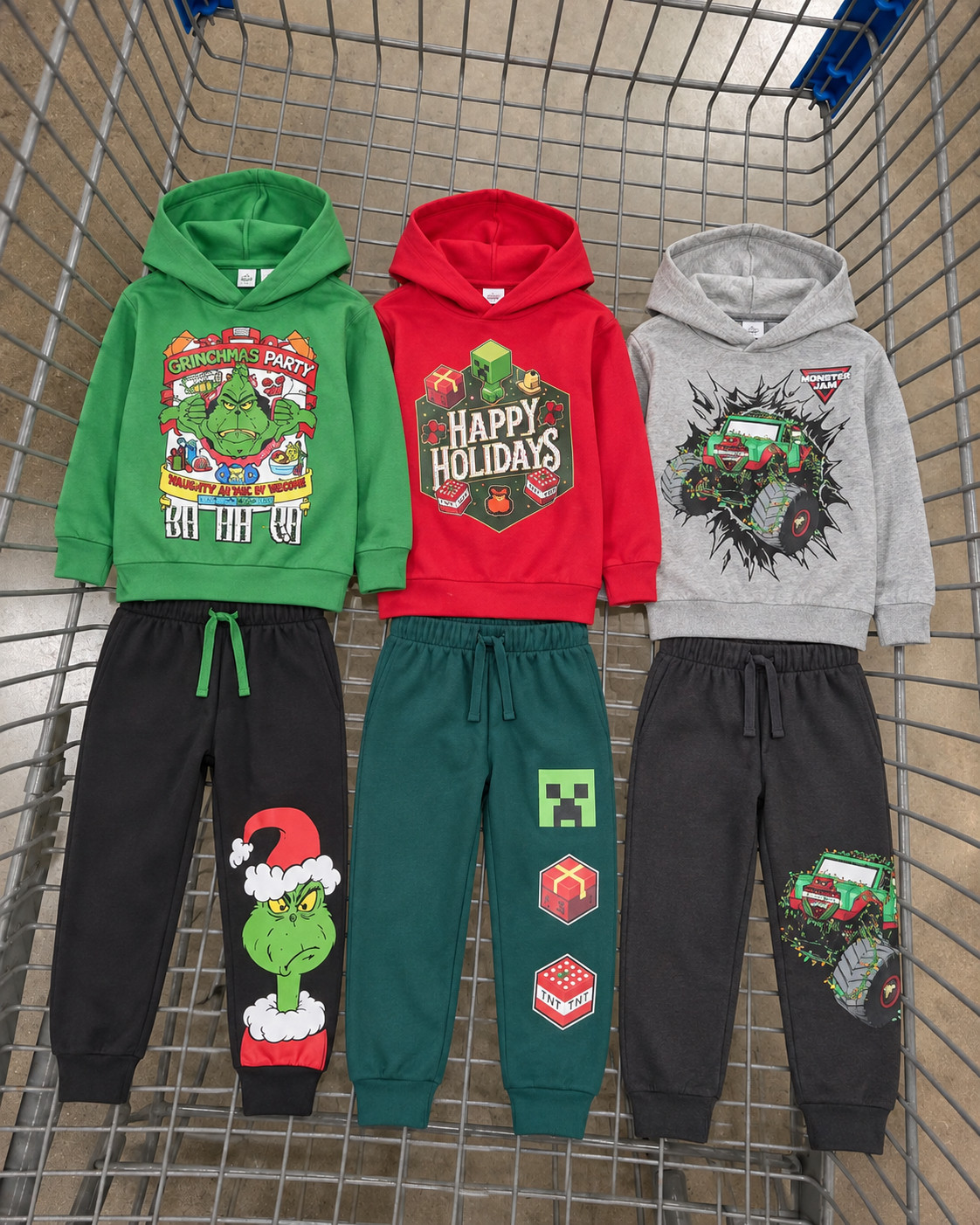🎄 NEW holiday sets for little boys! Grinch, Minecraft AND Monster Jam?! These cozy matching sets are such a fun find for Christmas season. ❤️💚
-
#KidsFashion #BoysFashion #ChristmasOutfits #HolidayKidsStyle #MomFinds #KidsClothes #ChristmasFinds 

 #LTKBaby #LTKKids