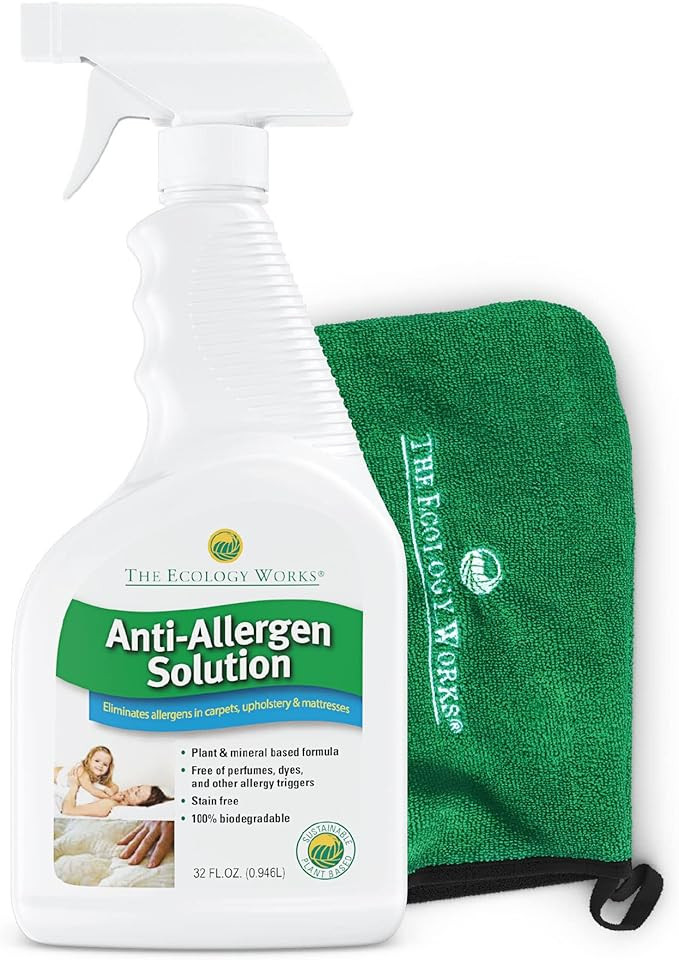 The Ecology Works Solution - Plant-Based Dog & Cat Allergy Spray, Dander Remover, & Dust Mite Was... | Amazon (US)