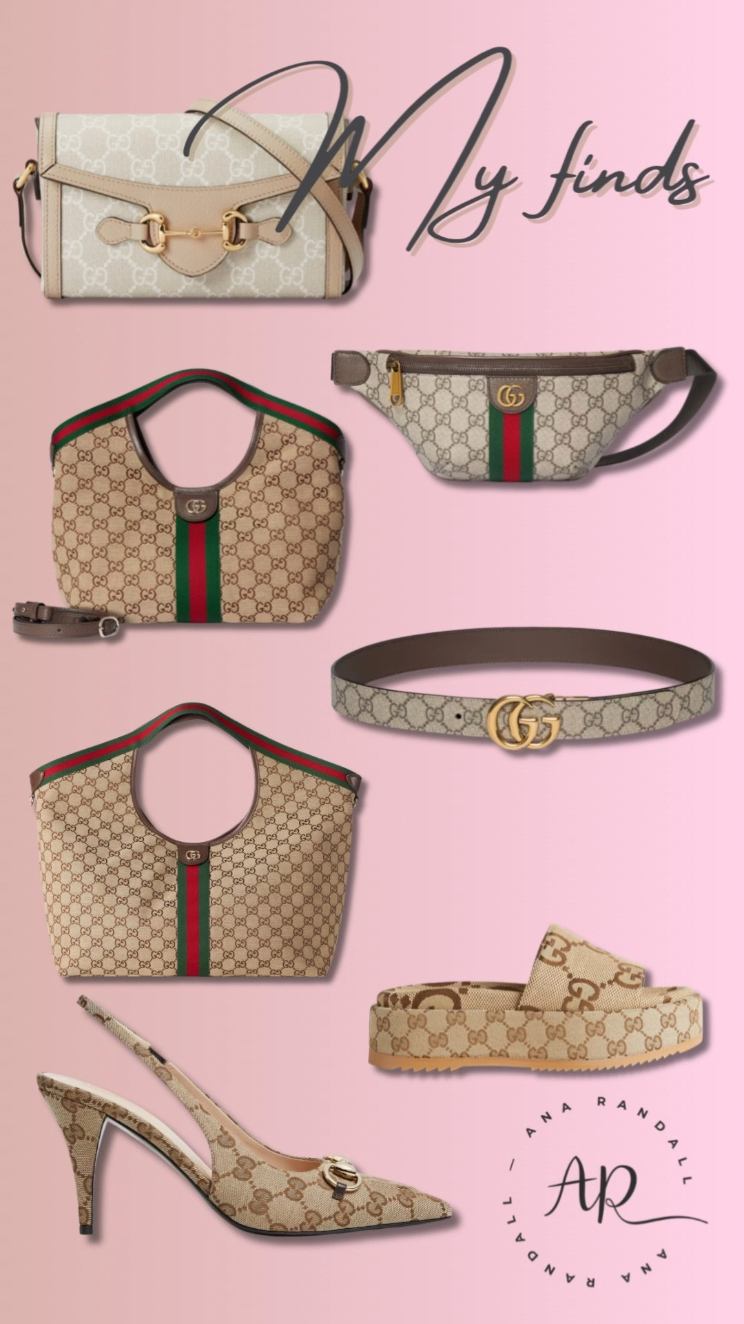 Iconic Gucci accessories to elevate every outfit.

How to style each Gucci piece effortlessly:

🌸 Gucci shoulder bag – Ideal for everyday wear. Pair with jeans, tailored trousers, or casual dresses for a polished, versatile look.

🌸 Gucci mini crossbody – Perfect for travel, errands, and hands-free styling. Works seamlessly with casual outfits, athleisure, and vacation looks.

🌸 Gucci belt bag – Wear at the waist for a sporty-chic vibe or crossbody over blazers and dresses for a modern, fashion-forward touch.

🌸 Gucci tote bag – Best for work, travel, and busy days. Style with structured outfits, oversized blazers, or relaxed denim.

🌸 Gucci slides – Ideal for warm weather and travel. Pair with denim, linen sets, swimwear, or relaxed dresses for effortless luxury.

🌸 Gucci heels – Perfect for elevated occasions. Style with tailored pants, midi dresses, or evening looks to add instant sophistication.

Timeless Gucci essentials designed to elevate everyday and vacation style.

#Gucci #GucciAccessories #GucciBags #GucciStyle #LuxuryFashion #DesignerAccessories #DesignerBags #EverydayLuxury #LTKfinds

#LTKdayinmylife #LTKTravel