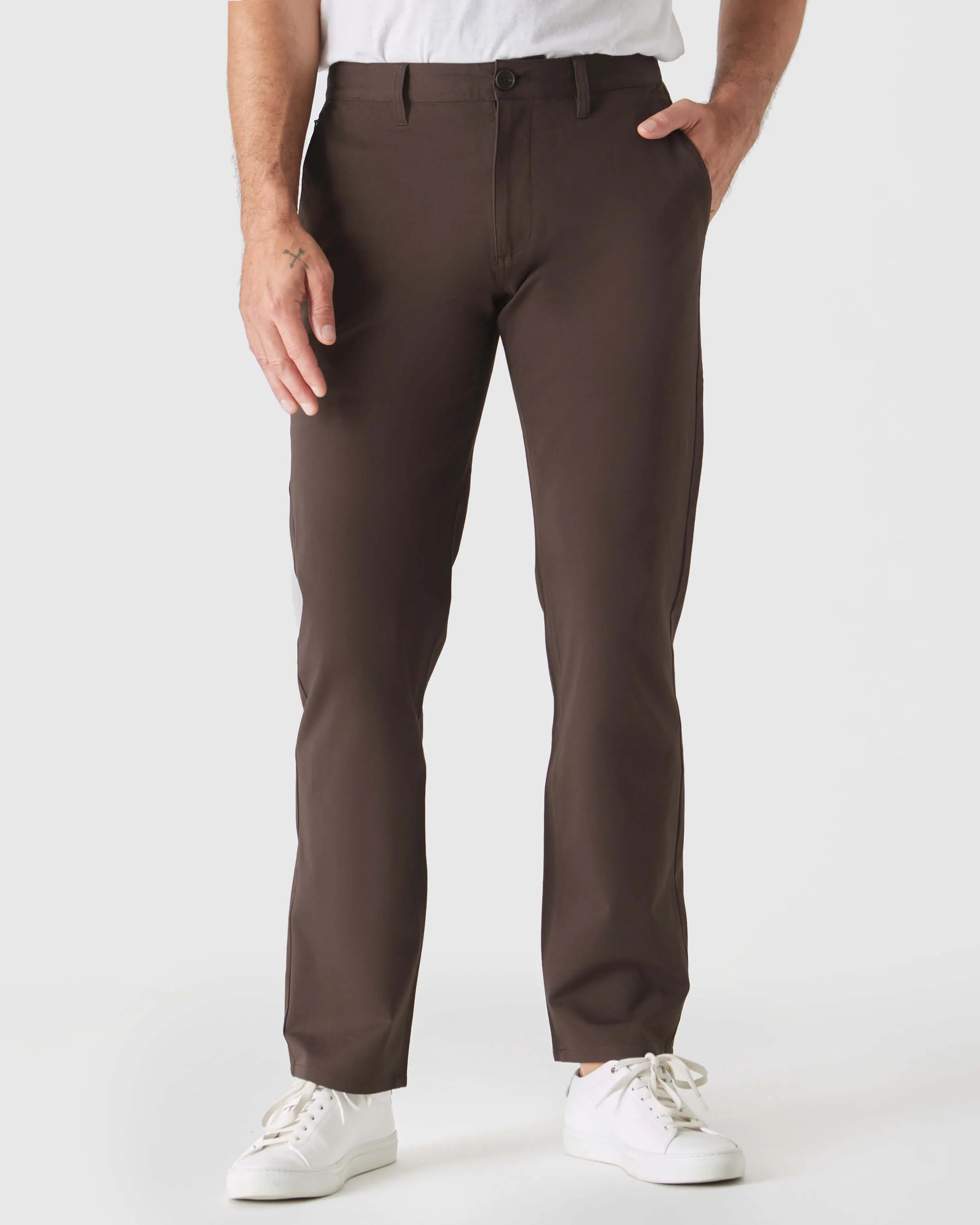 Dark Oak Straight Twill Chino Pant 32 / 30L | True Classic