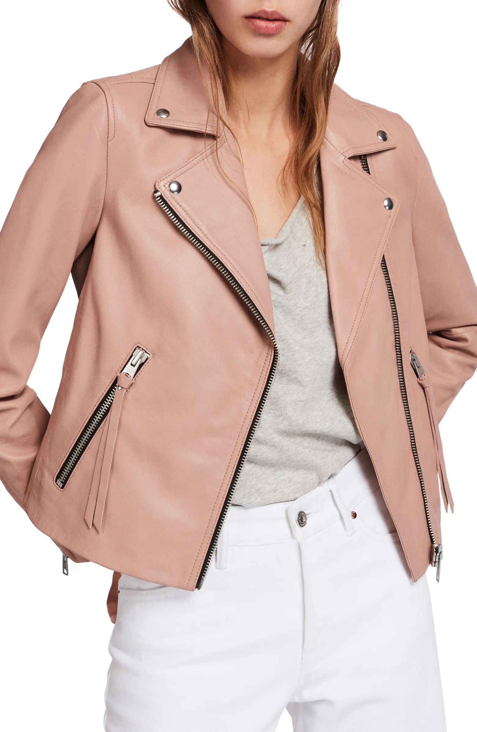 Rating 4.5out of5stars(15)15Dalby Leather Biker JacketALLSAINTS | Nordstrom