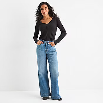 a.n.a Womens Tall High Rise Wide Leg Jean | JCPenney