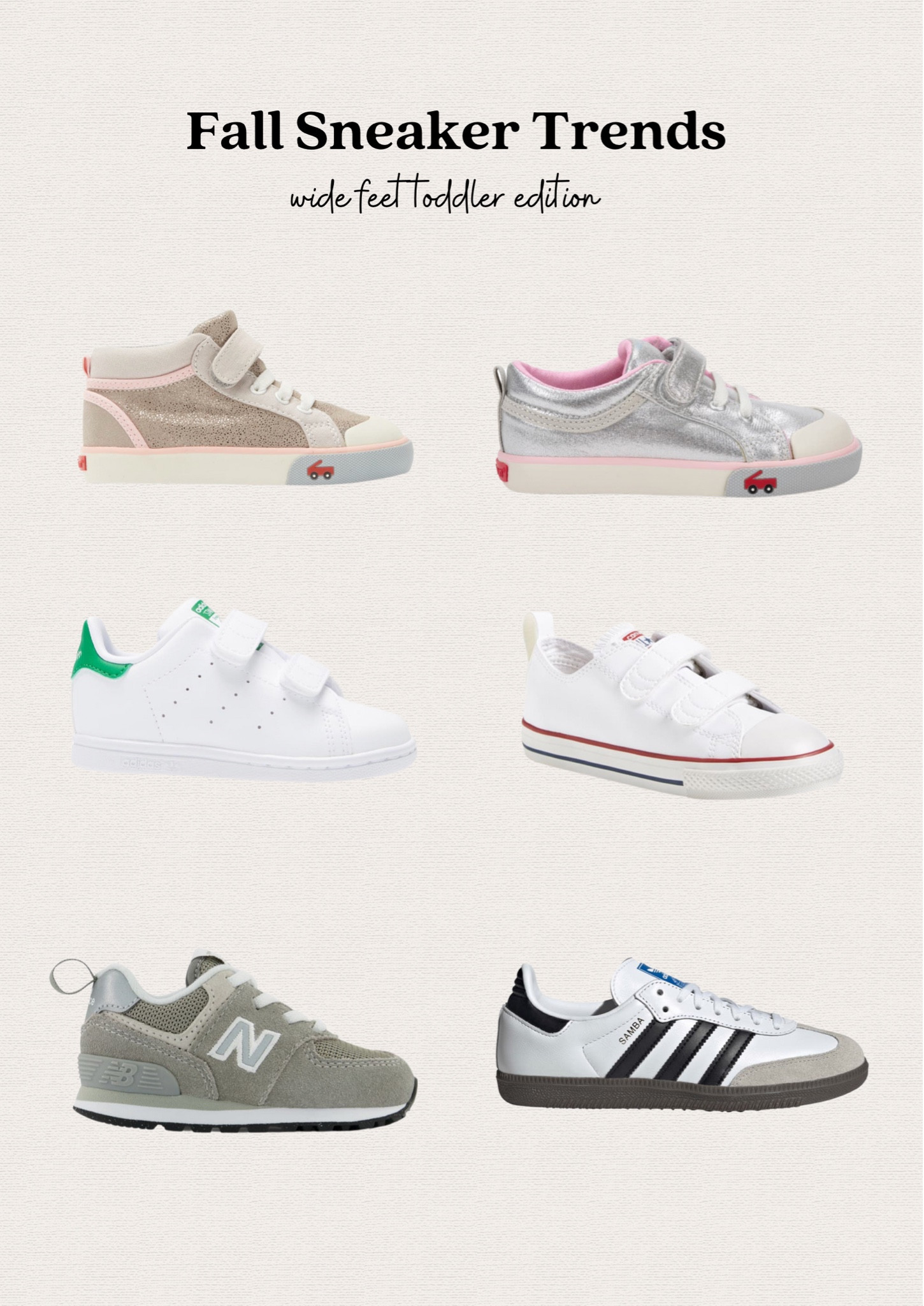 Buying CUTE sneakers for a toddler with extra wide feet has been my biggest struggle. A huge pet peeve of mine is squeezing feet into shoes and impacting their toe placement for the sake of looking “trendy”. I am super partial to see Kai run for the sake that they are very well made shoes for toddlers with wide feet 




#LTKshoecrush #LTKkids #LTKbaby