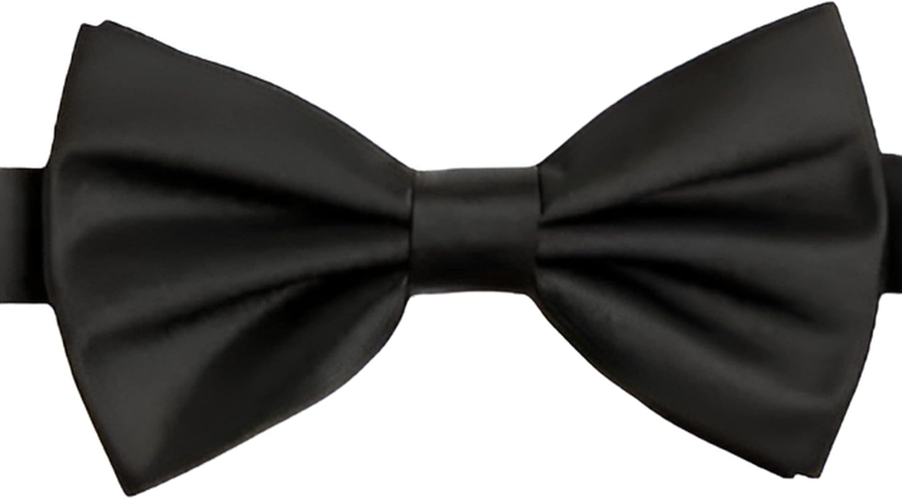 Men Bow Tie, Formal Tuxedo Suit Bowtie, Classic Pre-Tied Solid, Adjustable length, Easy to wear N... | Amazon (US)