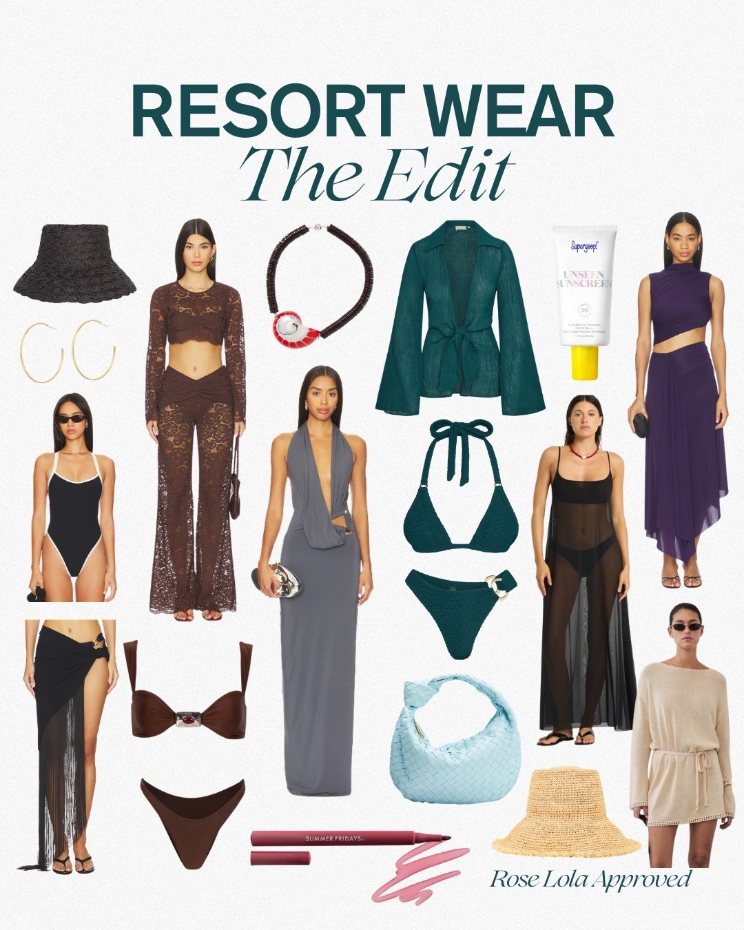 RESORT WEAR: THE EDIT ✨

Resort wear, vacation outfits, beach, swimwear.

#LTKSeasonal #LTKTravel #LTKootd