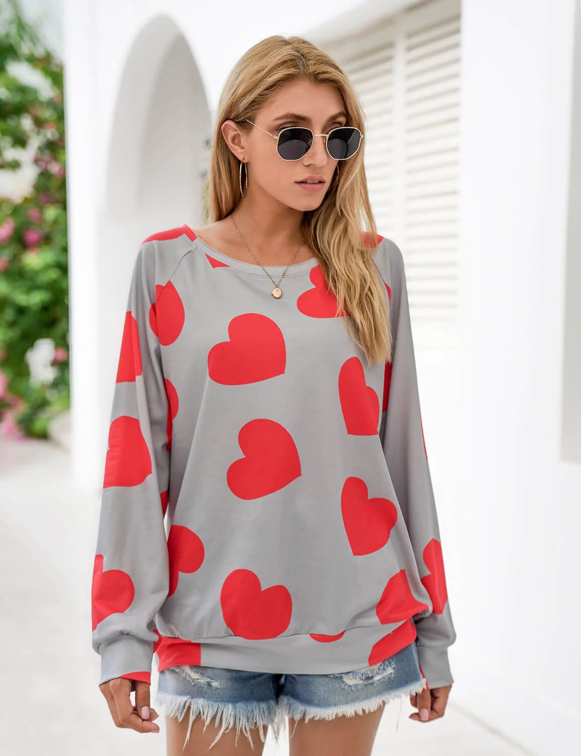 Women Casual Long Sleeve Sweatshirt | Blooming Jelly | Blooming Jelly