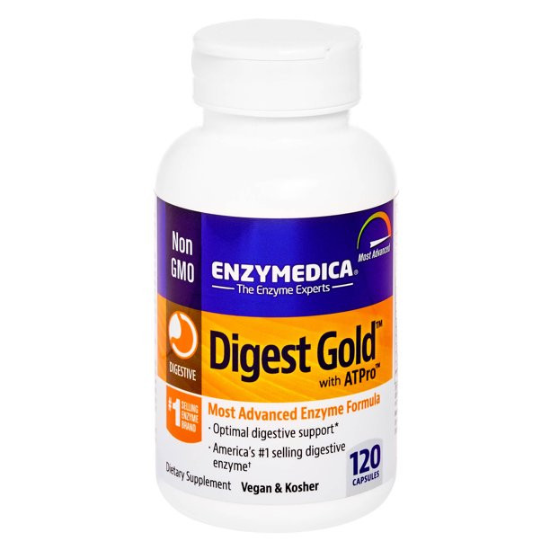 Enzymedica - Digest Gold with ATPro, Daily Digestive Support Supplement with Enzymes and ATP, 120... | Walmart (US)