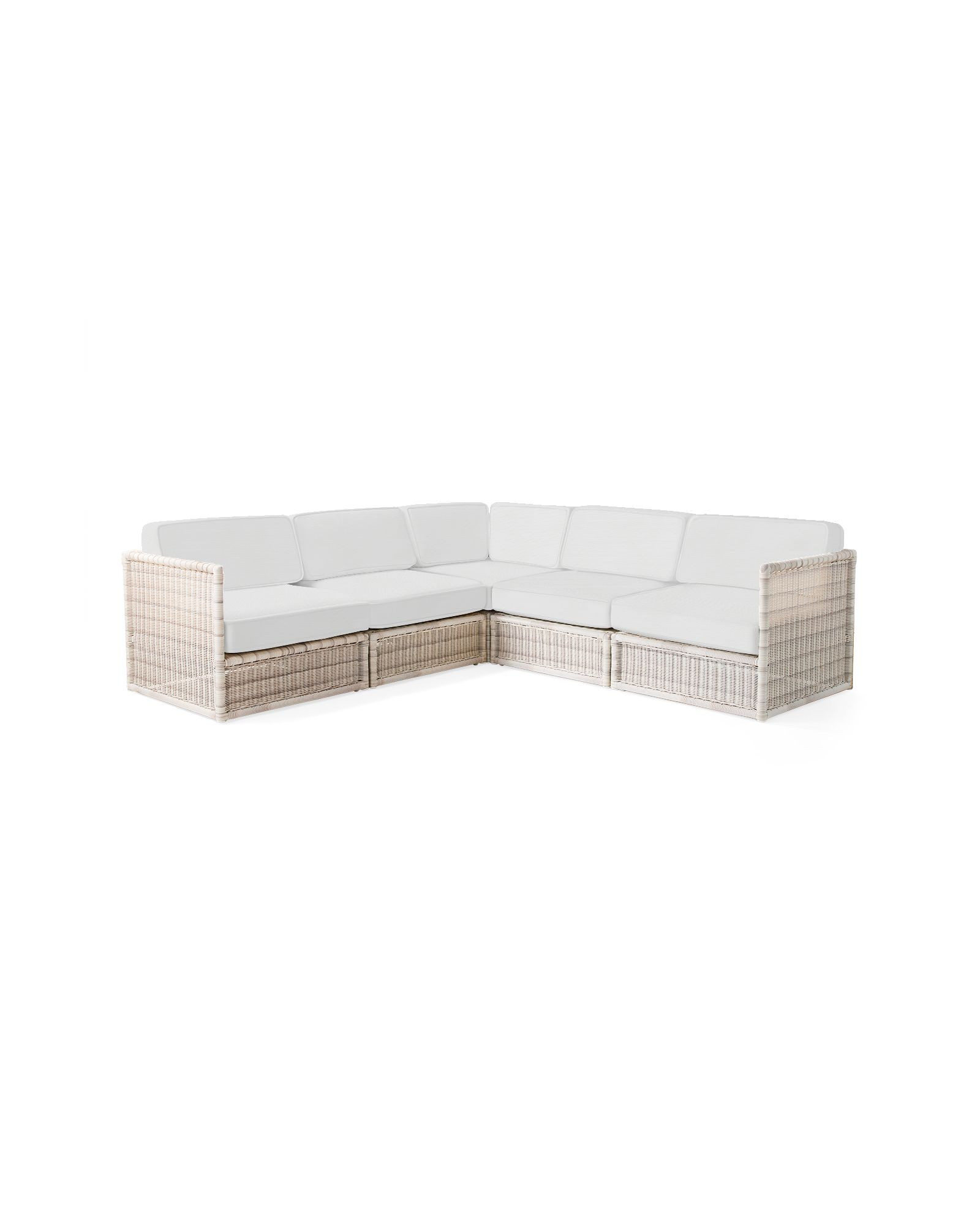 Pacifica Modular Armed Corner Sectional - Driftwood | Serena and Lily