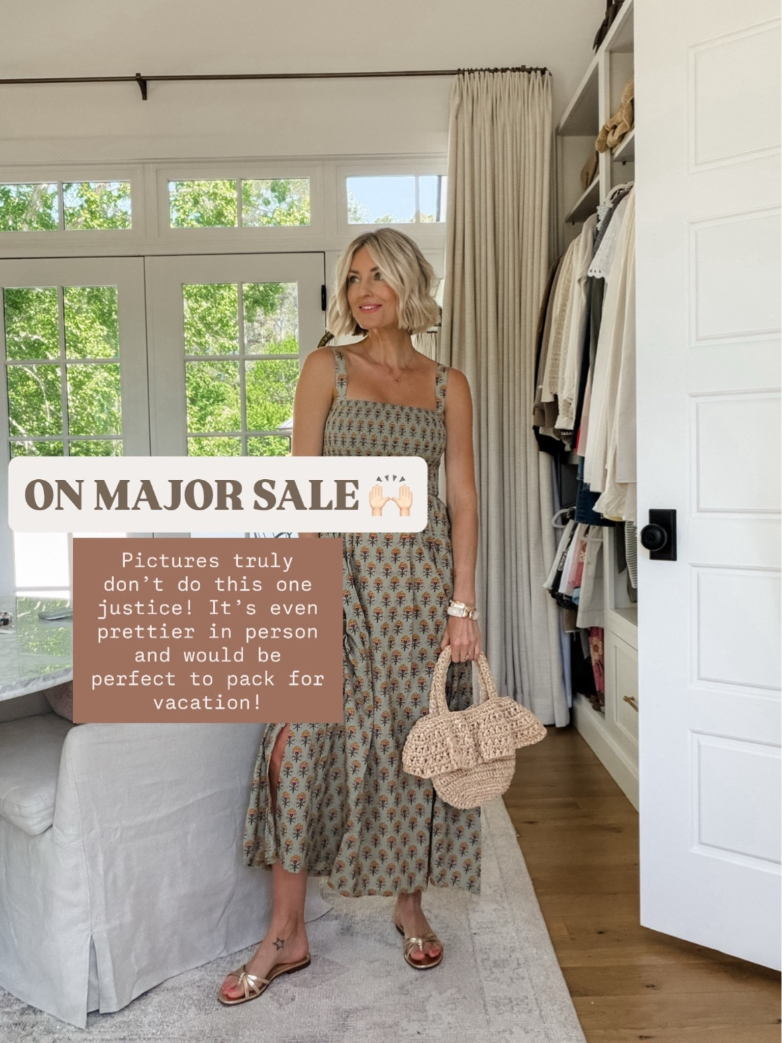 Sale Alert!  This is such a perfect dress for spring/summer! The photos truly don’t do this one justice and I would absolutely grab this one while it’s on sale! 50% off today! Memorial Day sale, vacation look, Loverly grey

#LTKSeasonal #LTKSaleAlert #LTKootd