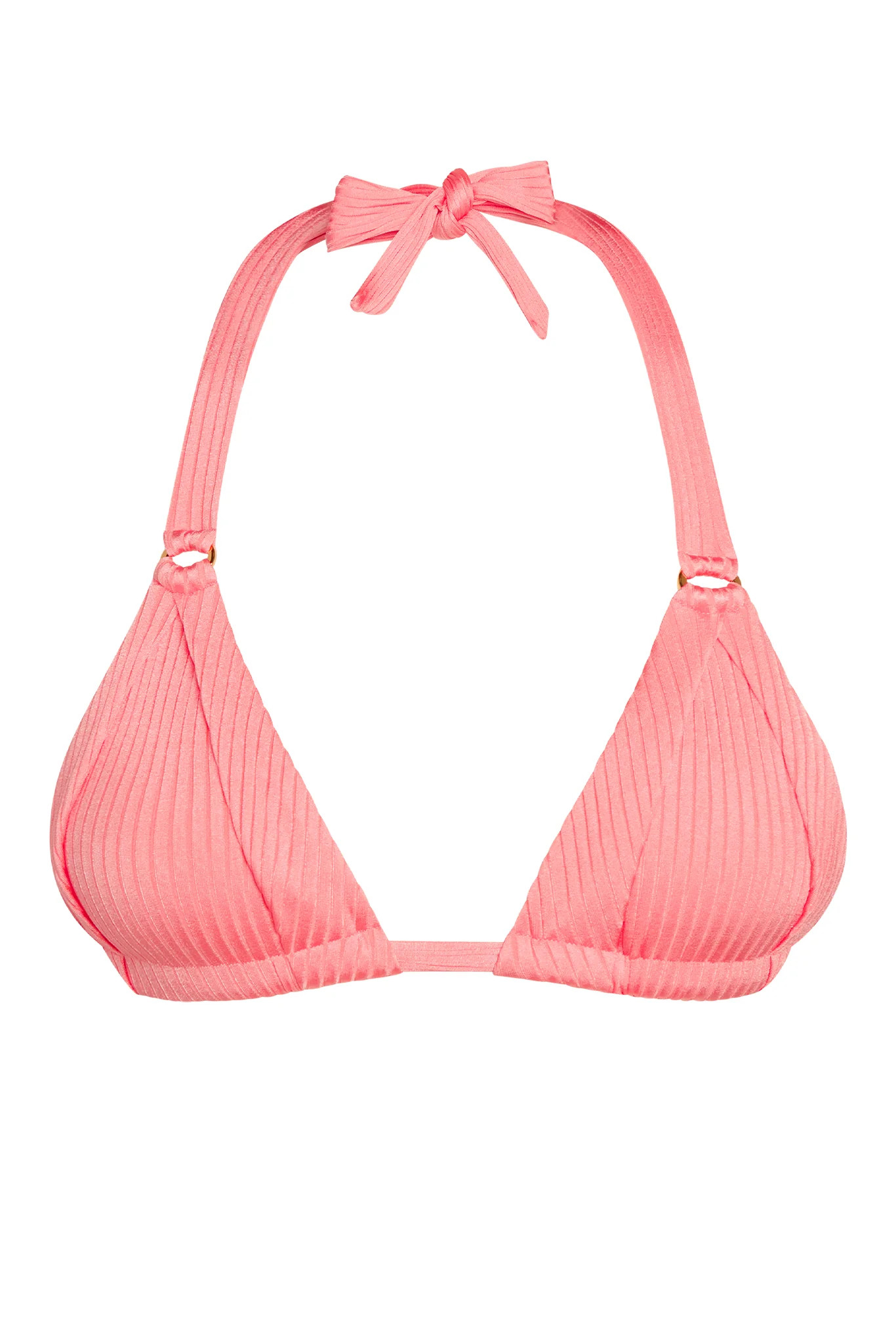 Morocco Top - Guava Wide Rib | Monday Swimwear