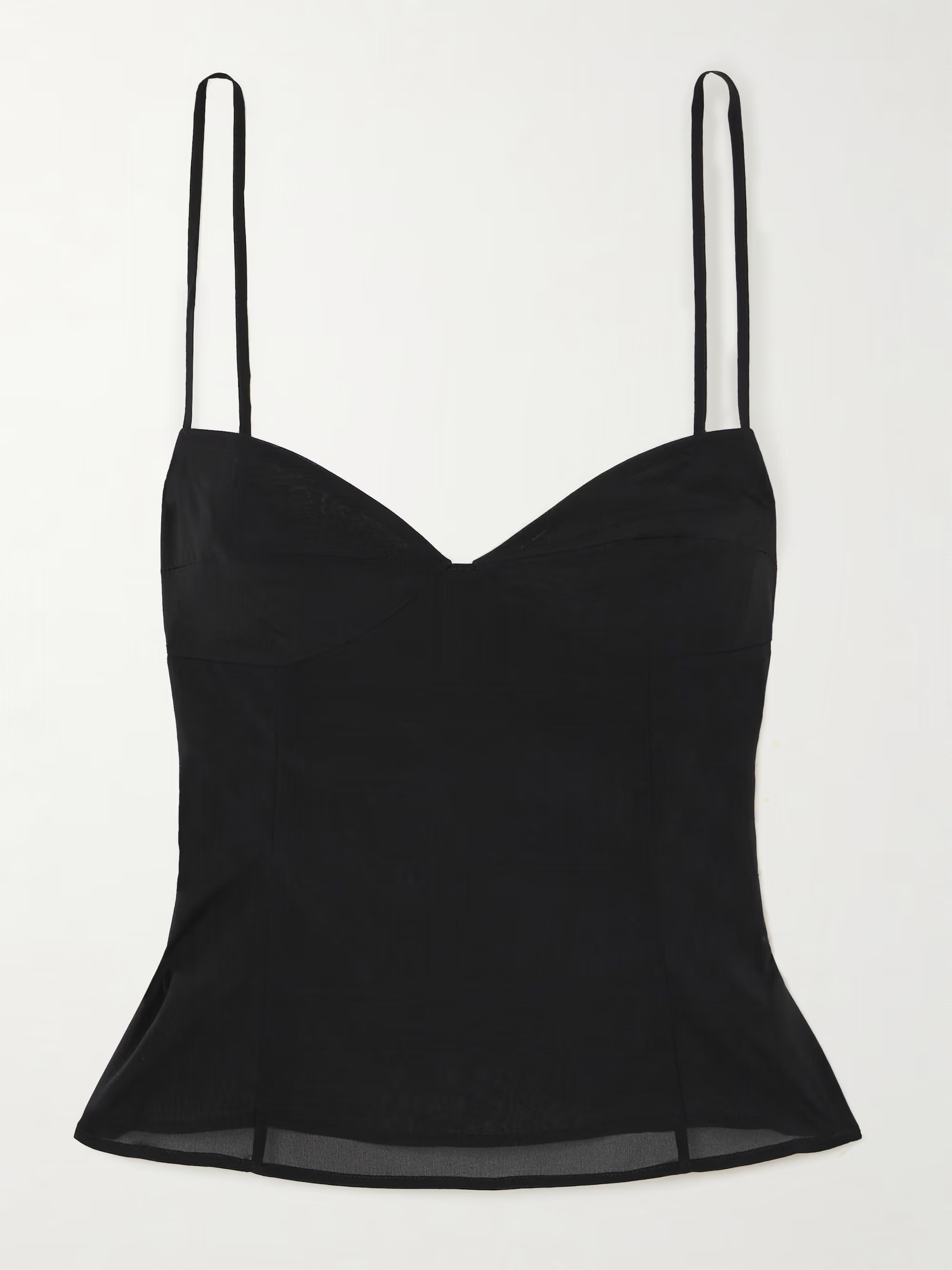 Stretch-silk voile camisole | NET-A-PORTER (US)