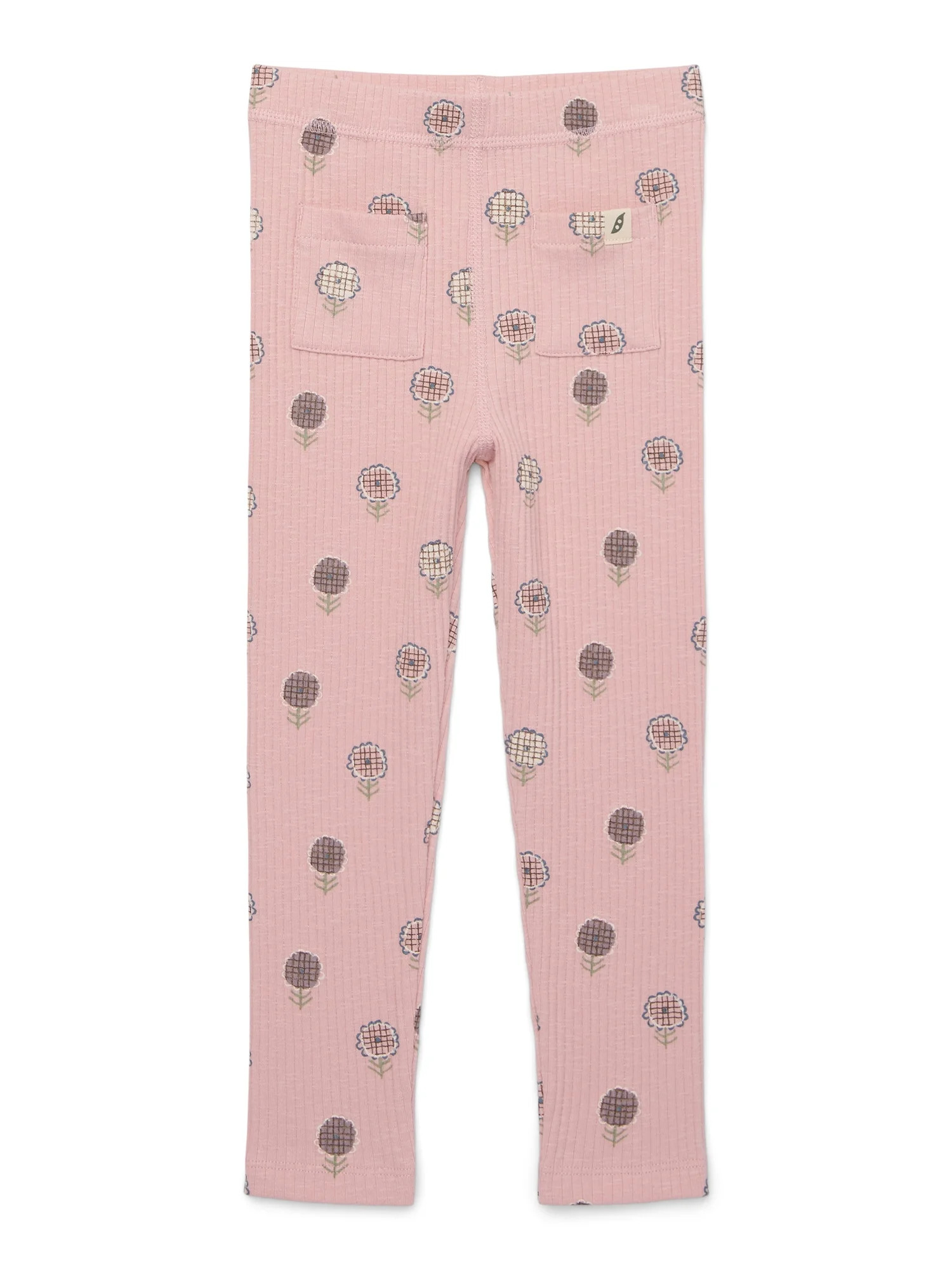 easy-peasy Toddler Girl Holiday Pocket Rib Leggings, Sizes 18M-5T | Walmart (US)