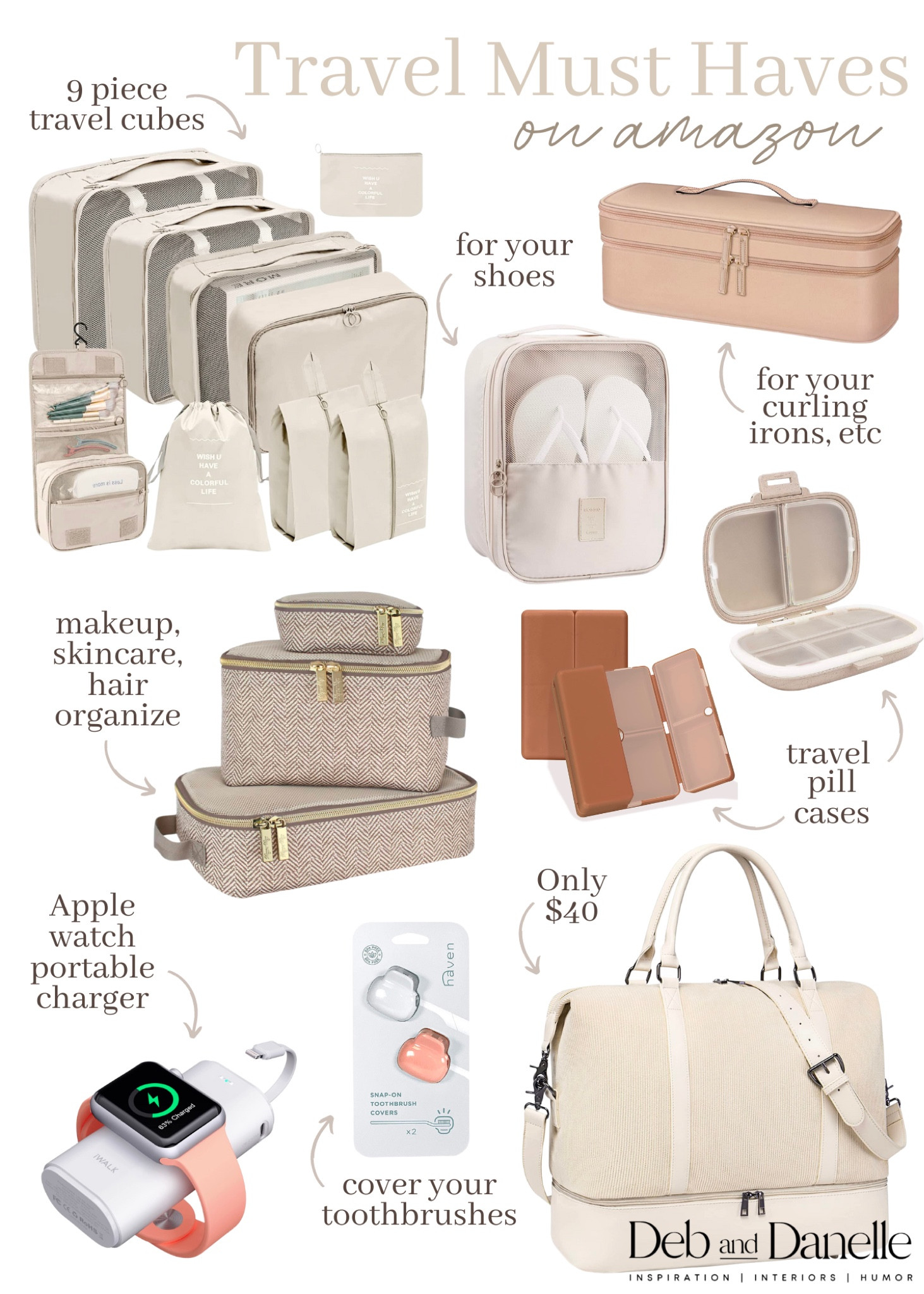 Amazon travel MUST haves!! We are getting ready for our trip to Alaska and want to organize our packing as much as possible! 

Packing tips, packing organization, packing cubes, luggage, travel, makeup organizer, suitcase organizer, carry on luggage, spring break, must haves, amazon finds, amazon must haves, Deb and Danelle 

#LTKtravel #LTKsalealert #LTKFind