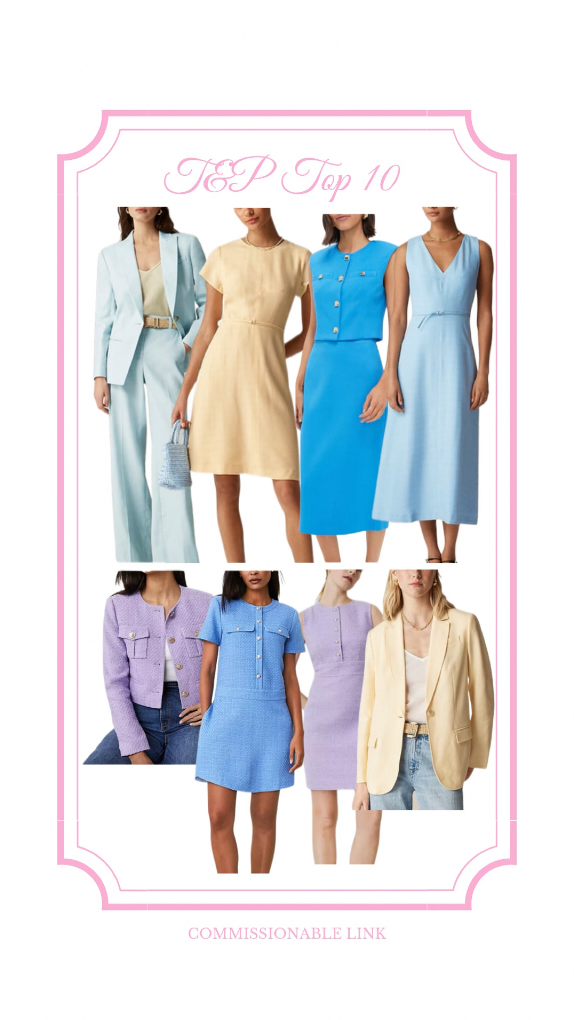 Spring work clothes, top 10, spring work fashion, spring suits, linen suits, linen dress, work dress, work suit, suiting, pant suit, dress suits, skirt suit, vest, jcrew, Ann Taylor, tweed blazer, tweed dress, lawyer, attorney, business professional, business casual, summer workwear, summer work clothes, summer work fashion

#LTKWorkwear #LTKFindsUnder100 #LTKSeasonal