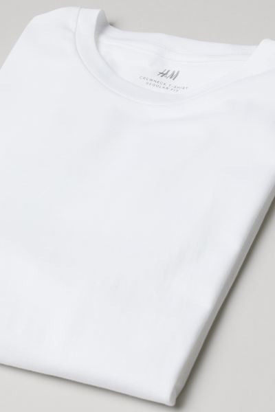 Regular Fit Round-neck T-shirt | H&M (UK, MY, IN, SG, PH, TW, HK)