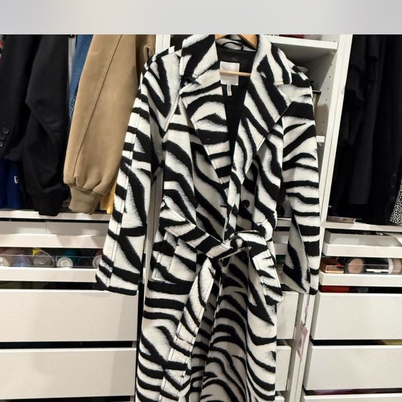 Avec Les Filles Monochrome Animal Print Coat | Poshmark
