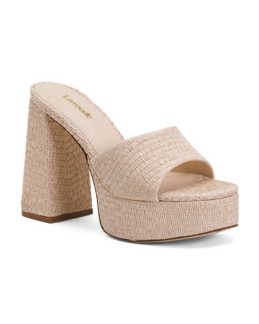 Made In Brazil Dolly Heeled Mules | TJ Maxx