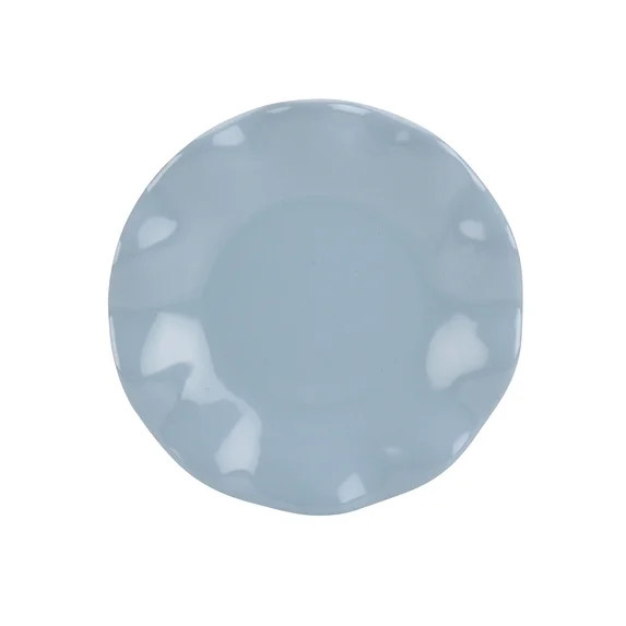 Just Feed Me by Jessie James Decker 11" Bamboo-Melamine Scalloped Dinner Plate, Blue | Walmart (US)