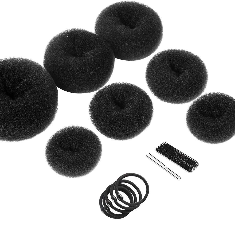 Teenitor Hair Styling Kit: 5 Bands, 20 Bobby Pins, 7 Chignons (2 Small, 2 Medium, 1 Large, 1 Extr... | Amazon (US)