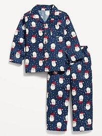 Unisex Matching Santa Claus Pajama Set for Toddler &#x26; Baby | Old Navy (US)