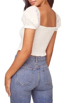 Mason Smocked Puff Sleeve Top | Nordstrom