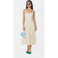 ASTR the Label | Amia Floral Applique Maxi Dress in Cream | Size L | ASTR The Label (US)