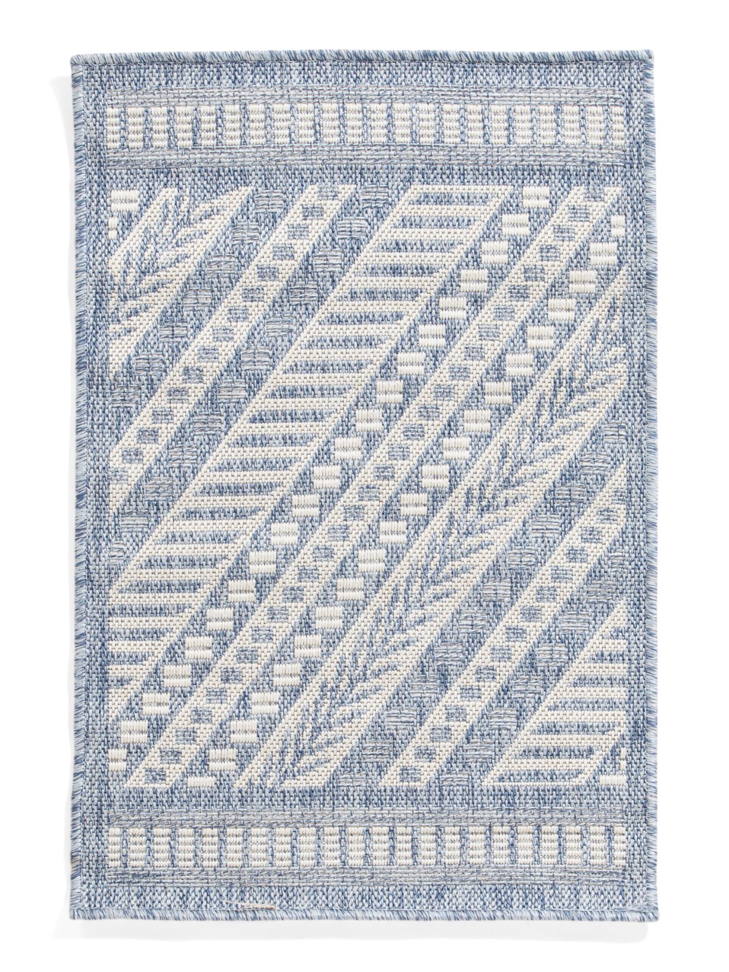 Made In Turkey Indoor Outdoor Geo Pattern Area Rug | TJ Maxx