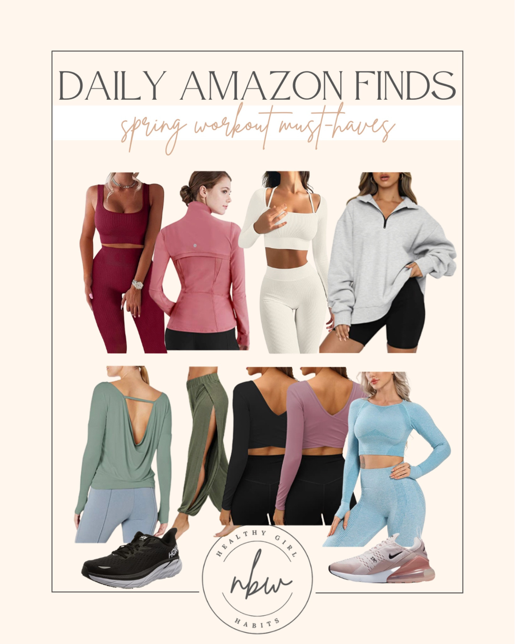 Daily Amazon Finds: Spring workout must-haves 💪🏼🤍☀️

Health & Wellness Essentials
Amazon finds
Workout fits
Comfy
Athlesiure must-haves
#healthygirlhabits #thatgirl 

#LTKunder100 #LTKSeasonal #LTKfit