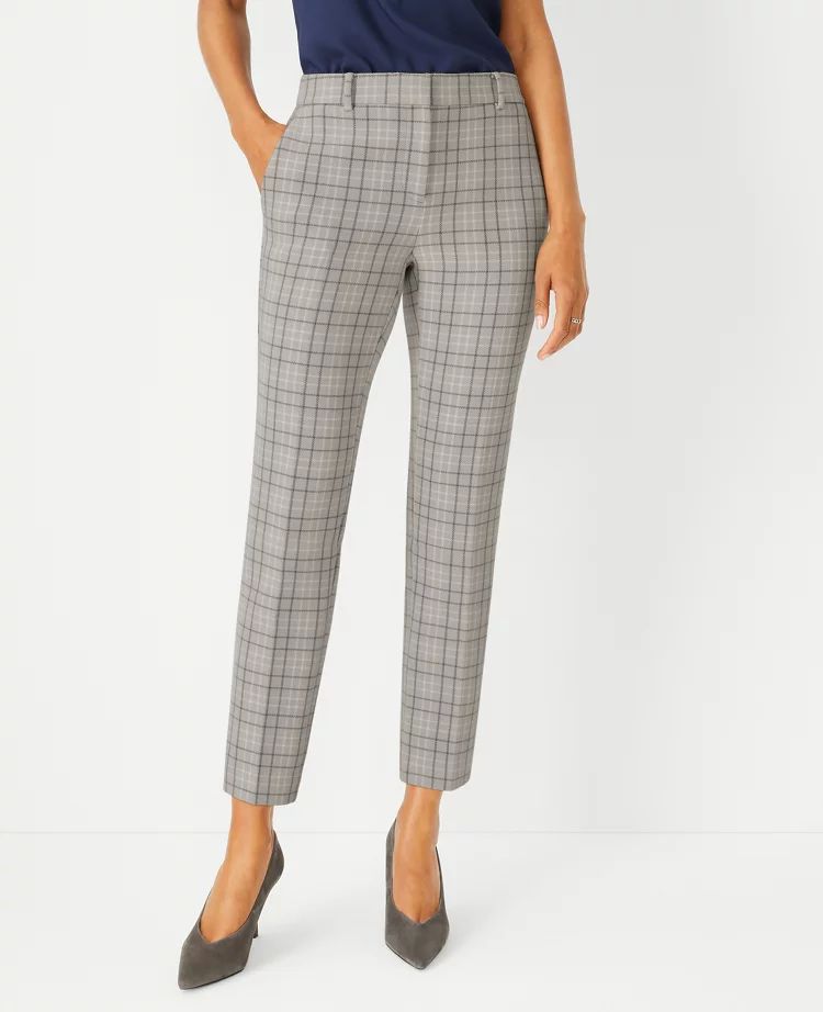 The Everyday Ankle Pant in Plaid | Ann Taylor (US)