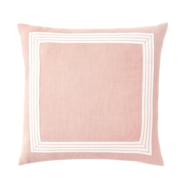 Classic Trim Pillow in Peach | Caitlin Wilson Design