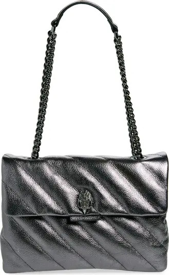 Kurt Geiger London Metallic Leather Soho Shoulder Bag | Nordstromrack | Nordstrom Rack