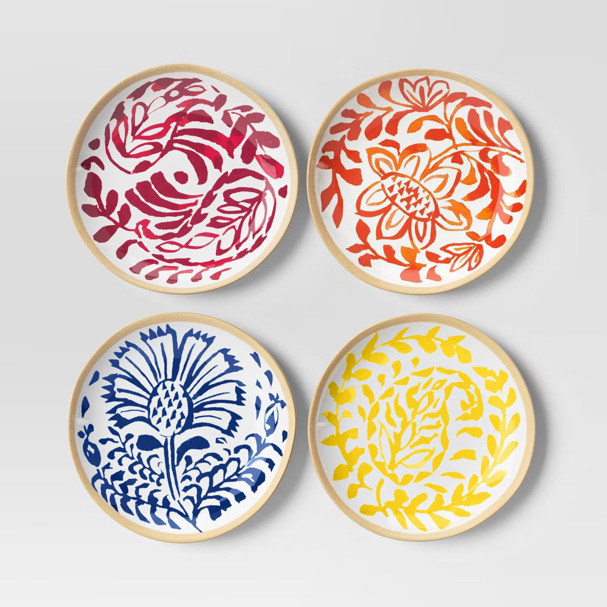 6" 4pk Melamine Appetizer Plates - Threshold™ | Target
