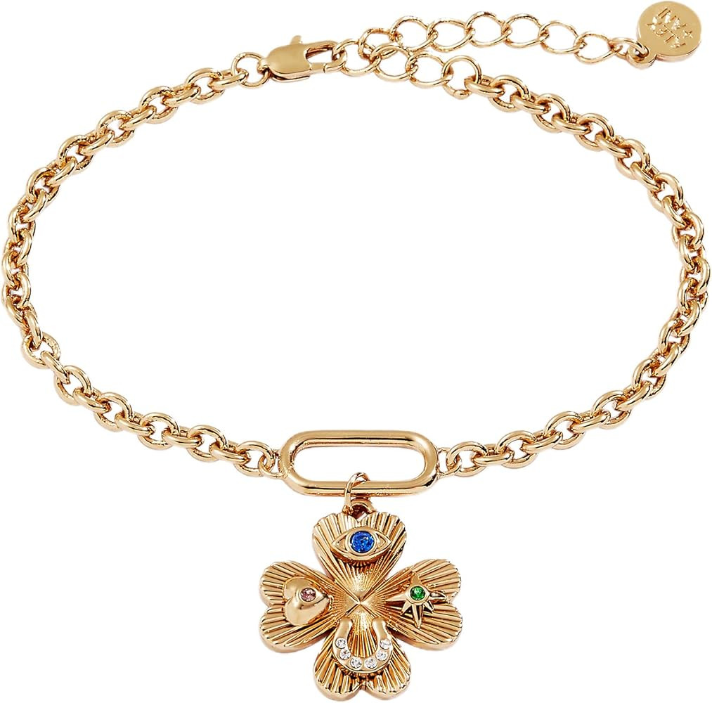 Alex and Ani Lucky Four Leaf Clover Jewelry | Amazon (US)