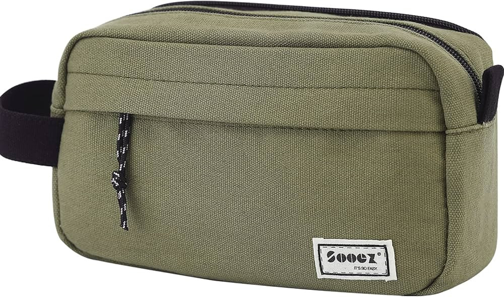 Sooez Big Capacity Pencil Pen Case, Upgraded Canvas Pencil Pouch Large Pencil Bag Organizer, Sepa... | Amazon (US)