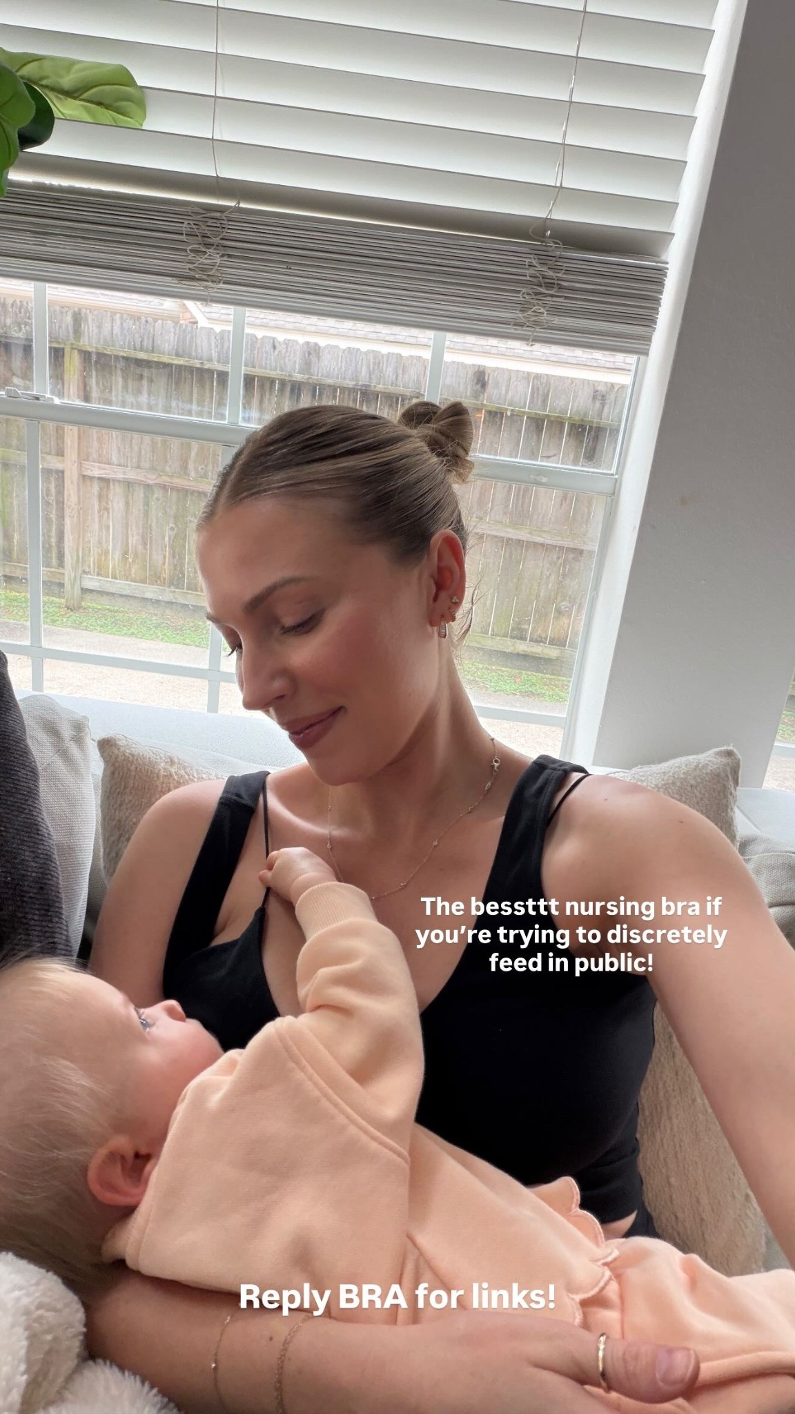 The bessttt nursing bra if you’re trying to discretely feed in public!  I wear size S

#LTKfitnessgoals #LTKmomlife #LTKBaby