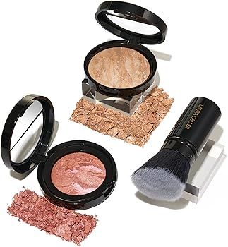 Blush-n-Glow Kit (3 PC): LAURA GELLER NEW YORK Baked Balance-N-Glow Illuminating CC Powder Founda... | Amazon (US)