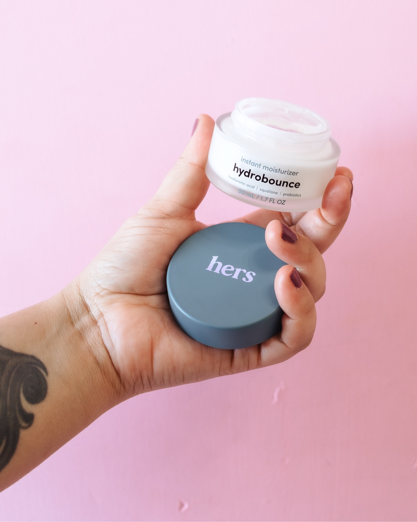 Experience the magic of hydration with Hers Hydrobounce Moisturizer! This lightweight, breathable formula is designed to deeply nourish your skin while keeping it looking fresh and radiant. Perfect for all skin types, it absorbs quickly and leaves your complexion feeling soft and revitalized. Say goodbye to dryness and hello to a glowing, healthy look—because your skin deserves the best! Discover the secret to lasting hydration and elevate your skincare routine with Hers today. 

#LTKFindsUnder50 #LTKBeauty #LTKMostLoved