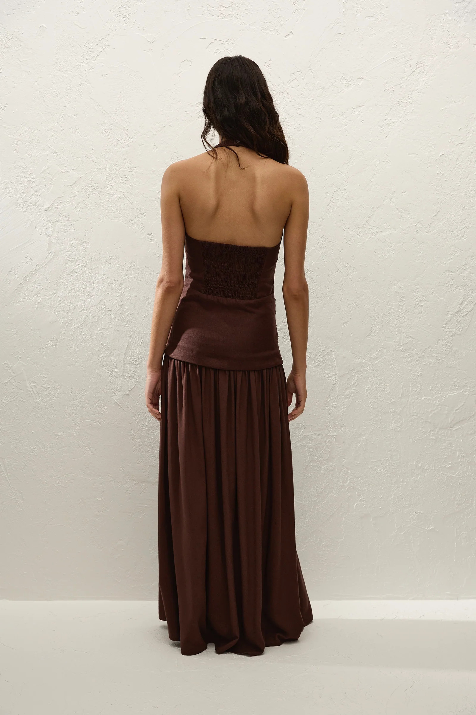 Tali Maxi Dress Carob | Faithfull (AU)