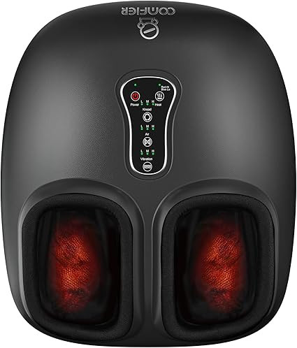 COMFIER Shiatsu Foot Massager with Heat,Vibration,Rolling Compression,FSA Eligible Feet Massager ... | Amazon (US)