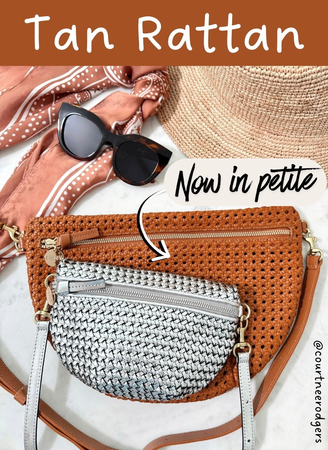 Clare V Petite Grande Fanny now in tan rattan + silver pebbled leather 🤩 My silver rattan is apart of their first launch of the petite and no longer available 

Clare V Handbags, Best seller, spring handbags 

#LTKPetite #LTKSaleAlert #LTKootd