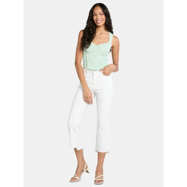 Madden NYC Women's Tie Back Corset Top, Sizes XXS-XXL | Walmart (US)