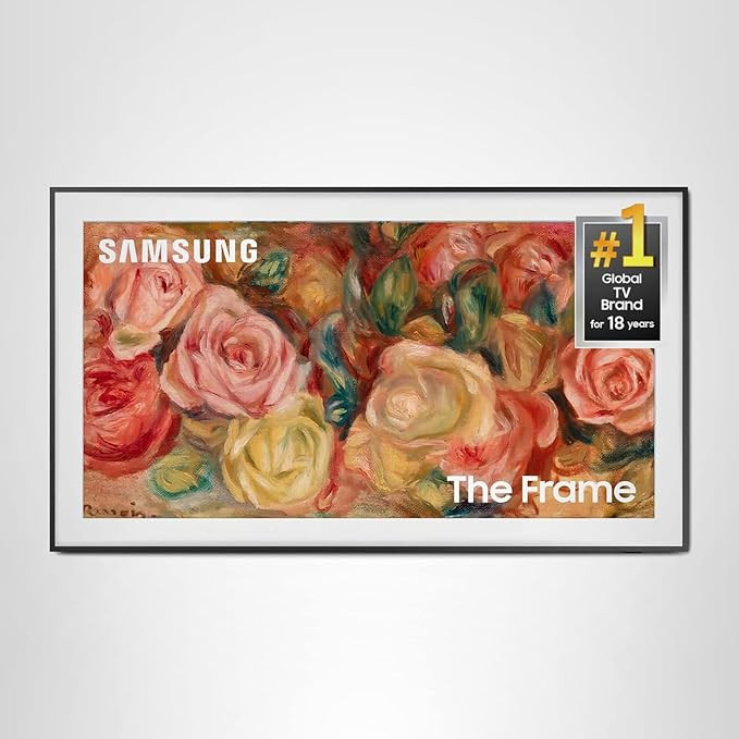 SAMSUNG 55-Inch Class QLED 4K LS03D The Frame Series Quantum HDR Smart TV w/Dolby Atmos, Art Mode... | Amazon (US)